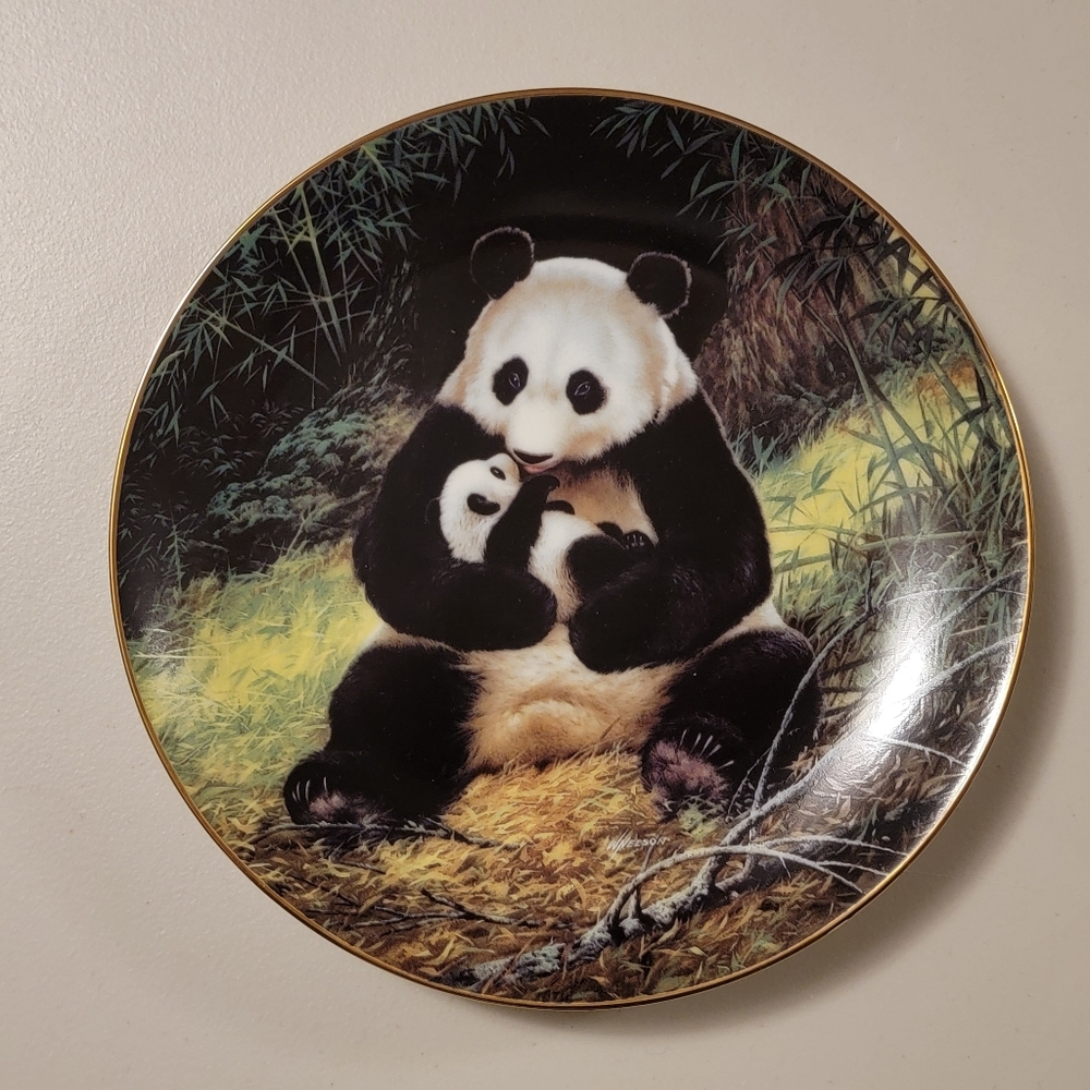 Plate The Panda Last of their Kind, The Endangered Species
